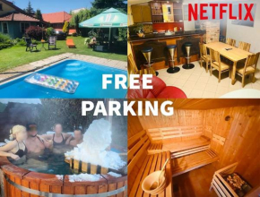 Party/Wellness House Pool/Hot tub/Sauna